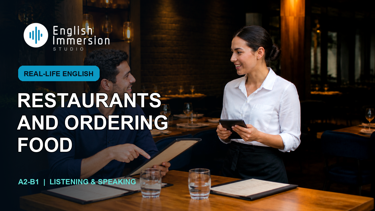 Restaurants and Ordering Food lesson thumbnail